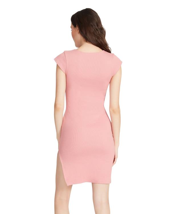 Rochie Dama Steve Madden Sips Tee Roz Deschis | SM-963GN