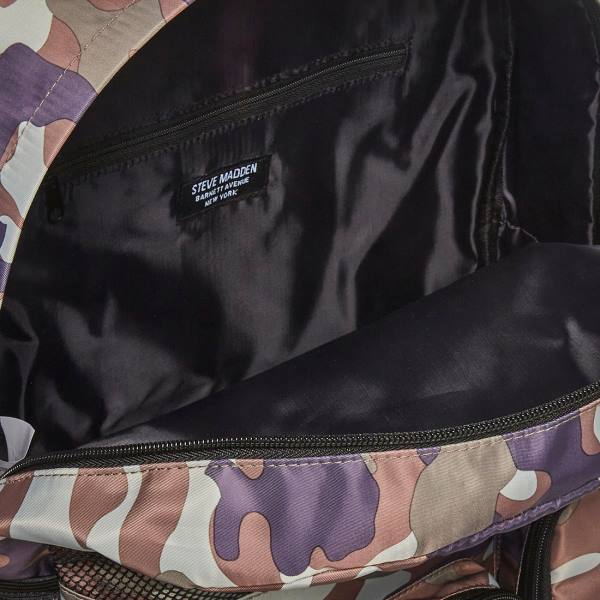 Rucsac Barbati Steve Madden With Clipp-off Pouch Camo Negrii | SM-491WJ