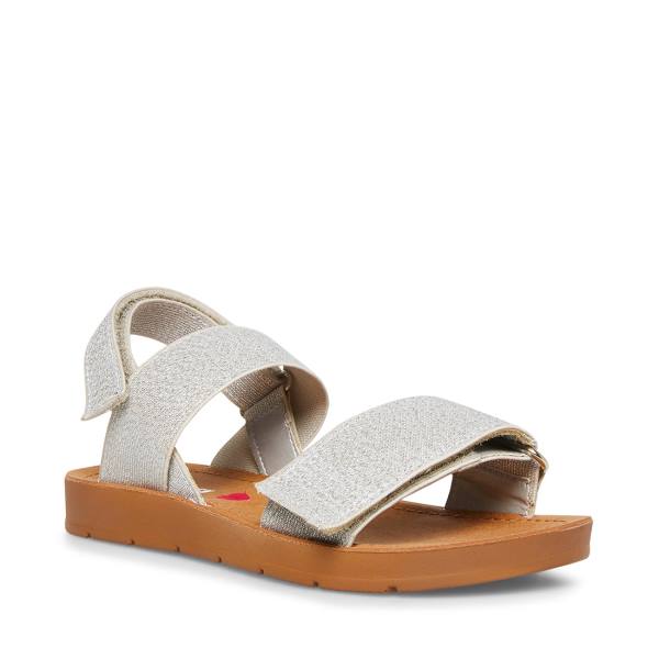 Sandale Copii Steve Madden Apasquel Albi | SM-802DY