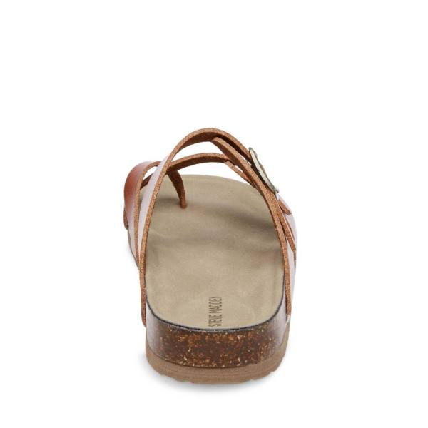 Sandale Copii Steve Madden Jbeached Cognac Maro | SM-273TB