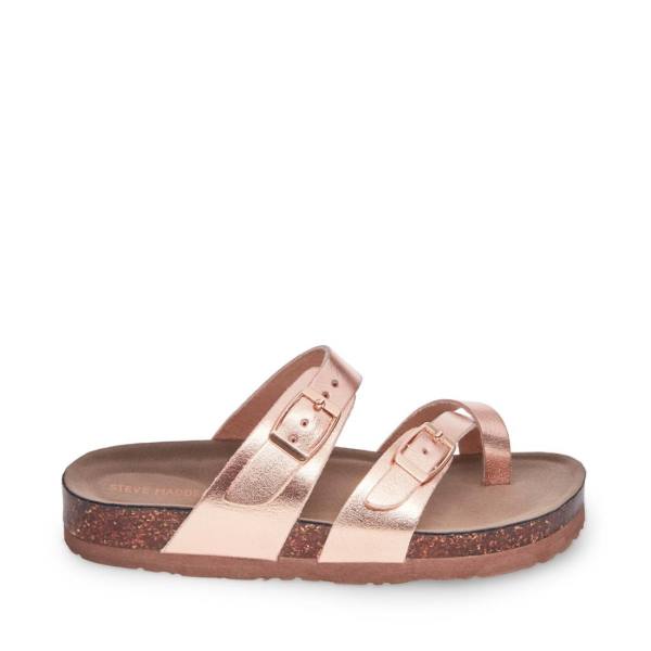 Sandale Copii Steve Madden Jbeached Roz Aurii | SM-043XP