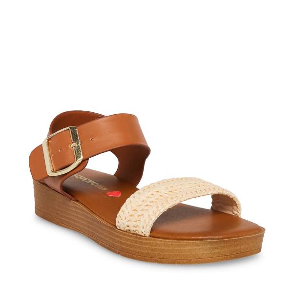 Sandale Copii Steve Madden Jdestind Raffia Maro | SM-806WV