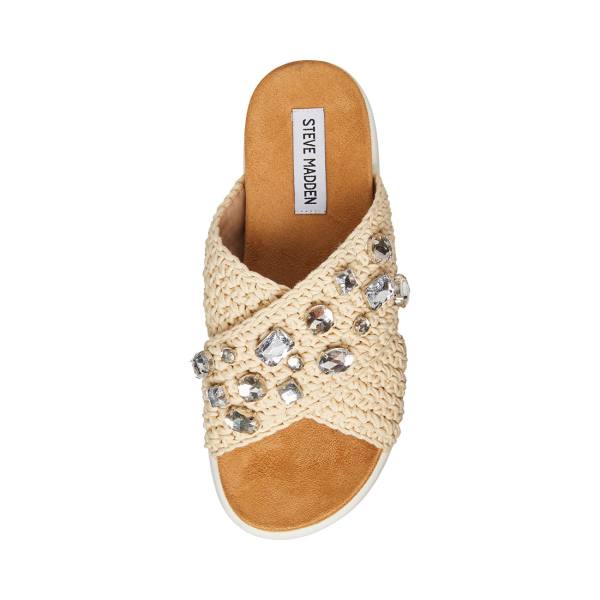 Sandale Dama Steve Madden Amandy Natural Bej Colorati | SM-786MH