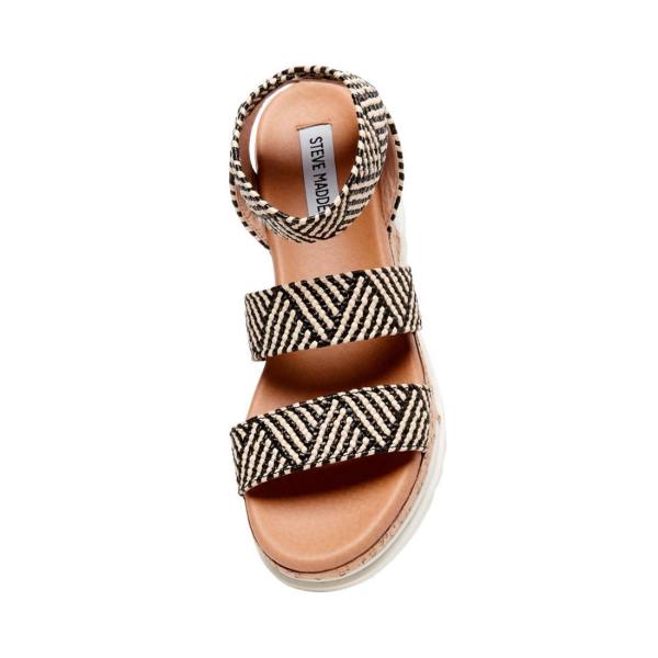 Sandale Dama Steve Madden Bandi Tan Negrii Maro | SM-824JV