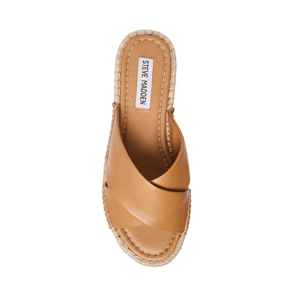 Sandale Dama Steve Madden Brienna Tan Piele Maro | SM-085JF