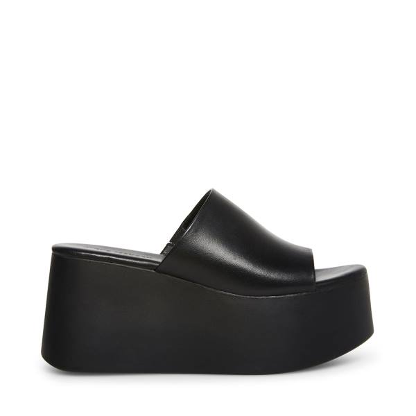 Sandale Dama Steve Madden Christa Piele Negrii | SM-687MU