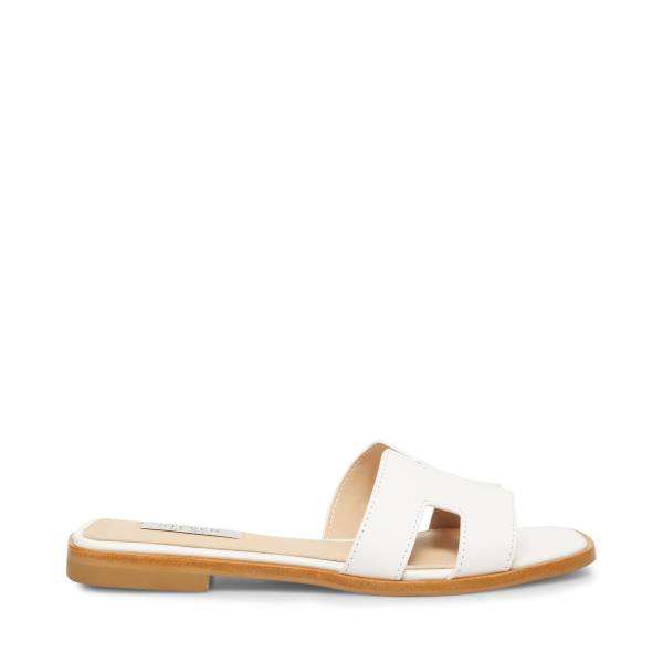 Sandale Dama Steve Madden Hadyn Piele Albi | SM-073LS