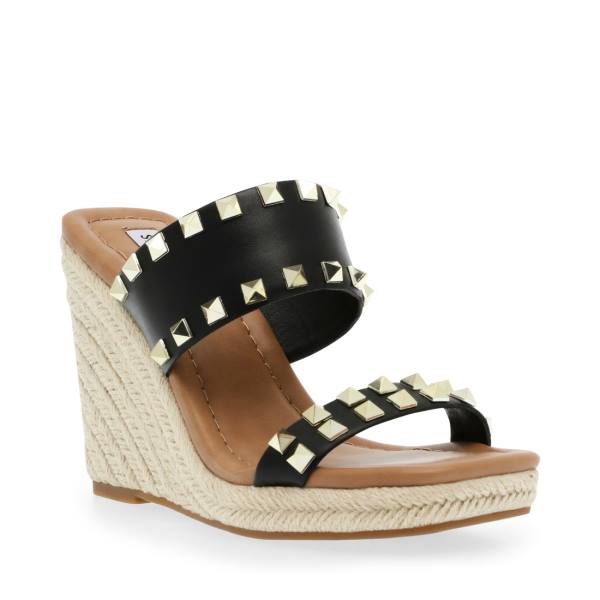 Sandale Dama Steve Madden Mackie-s Negrii Colorati | SM-467XZ