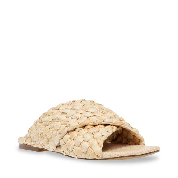 Sandale Dama Steve Madden Marina Natural Raffia Bej | SM-518EV