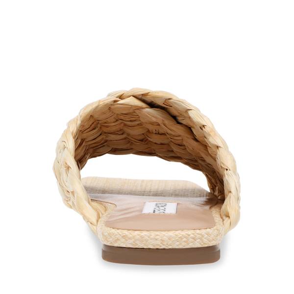 Sandale Dama Steve Madden Marina Natural Raffia Bej | SM-518EV