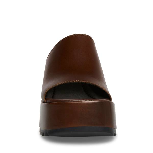 Sandale Dama Steve Madden Pepe30 Cognac Piele Maro | SM-967EW