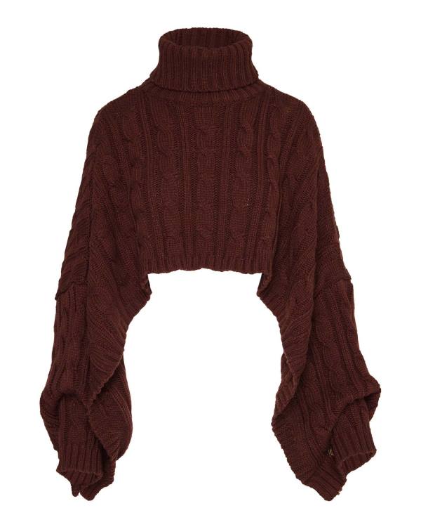 Topuri Dama Steve Madden Pulovere Poncho Maro | SM-739WM