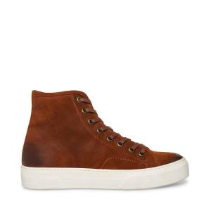 Adidași Barbati Steve Madden Forte Cognac Piele Intoarsa Maro | SM-370FA