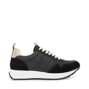 Adidași Barbati Steve Madden Kendrick Bone Negrii Bej | SM-309TM