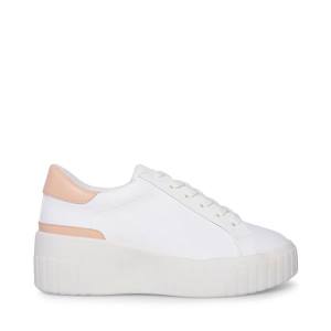 Adidași Dama Steve Madden Calder Sand Albi Maro | SM-024AH