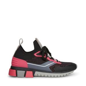 Adidași Dama Steve Madden Dribble Negrii Colorati | SM-078EJ