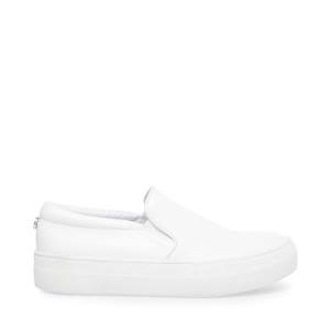 Adidași Dama Steve Madden Gills Piele Albi | SM-523RB