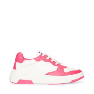 Adidași Dama Steve Madden Tristina Fuschia Albi | SM-836JQ