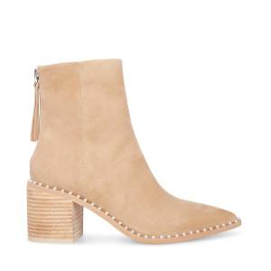 Bocanci Dama Steve Madden Aquarius Tan Piele Intoarsa Maro | SM-421IG