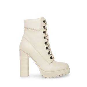 Bocanci Dama Steve Madden Beso Bone Piele Bej | SM-507VJ