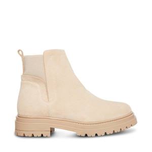 Bocanci Dama Steve Madden Moira Sand Piele Intoarsa Maro | SM-459JX