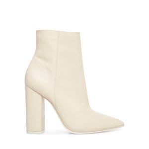 Bocanci Dama Steve Madden Noticed Bone Piele Bej | SM-269OH