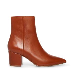 Bocanci Dama Steve Madden Ossie Cognac Piele Maro | SM-643IZ