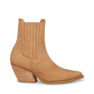 Bocanci Dama Steve Madden Terezza Tan Nubuck Maro | SM-402LA