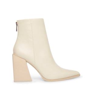 Bocanci Dama Steve Madden Tish Bone Piele Bej | SM-520EZ