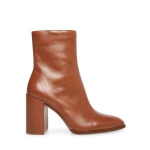 Bocanci Dama Steve Madden Trudy Cognac Piele Maro | SM-263UM