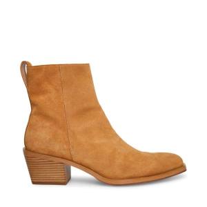 Cizme Barbati Steve Madden Richie Tan Piele Intoarsa Maro | SM-145ZR