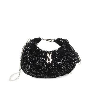 Geanta Crossbody Dama Steve Madden Bbrenda Sequins Negrii | SM-346HO