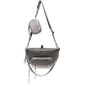 Geanta Crossbody Dama Steve Madden Bmaxima Charcoal Gri | SM-468PU