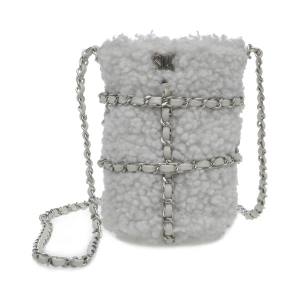 Geanta Crossbody Dama Steve Madden Bquench Faux Fur Albi | SM-695QZ