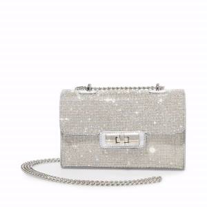 Geanta Crossbody Dama Steve Madden Bwonders Argintii | SM-542OY