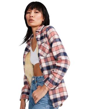 Jacheta Dama Steve Madden Teddy Captusite Flannel Roz | SM-594GC