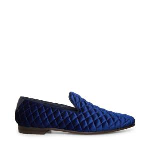 Loafers Barbati Steve Madden Quintin Velvet Albastri | SM-874RF