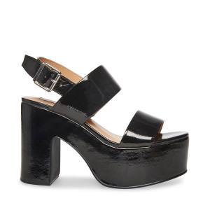 Pantofi Cu Toc Dama Steve Madden Dafne Lacuita Heel Negrii | SM-287BC