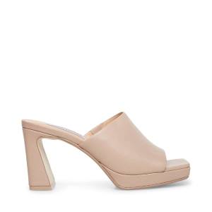 Pantofi Cu Toc Dama Steve Madden Dedicate Taupe Piele Heel Gri Maro | SM-934ZY