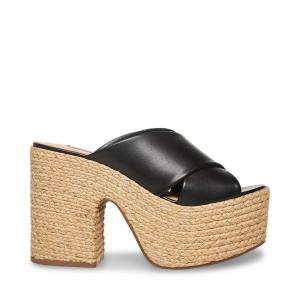 Pantofi Cu Toc Dama Steve Madden Elzie Heel Negrii | SM-169ZF