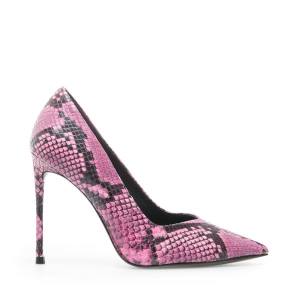 Pantofi Cu Toc Dama Steve Madden Princess Snake Heel Roz Snakeskin | SM-409CF