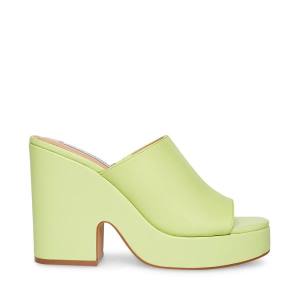 Pantofi Cu Toc Dama Steve Madden Sally Lime Heel Verzi Deschis | SM-127XL