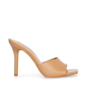 Pantofi Cu Toc Dama Steve Madden Signal Tan Piele Heel Bej | SM-825AP