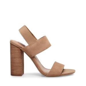 Pantofi Cu Toc Dama Steve Madden Sunbeam Tan Heel Maro | SM-465FV