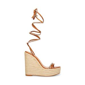 Sandale Dama Steve Madden Cloudia Cognac Maro Colorati | SM-931SC