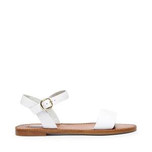 Sandale Dama Steve Madden Donddi Piele Albi | SM-421IC