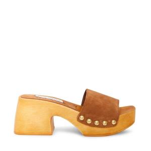 Sandale Dama Steve Madden Izzy Piele Intoarsa Maro | SM-718ON