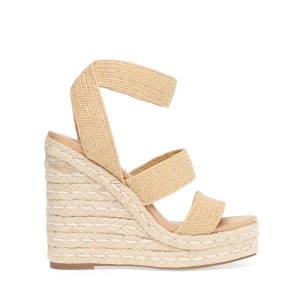 Sandale Dama Steve Madden Shimmy Natural Raffia Bej | SM-651ZG